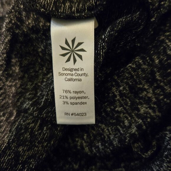 Athleta Luxe Pose Open Cardigan Sweatshirt Heathered Gray XL - Picture 2 of 5